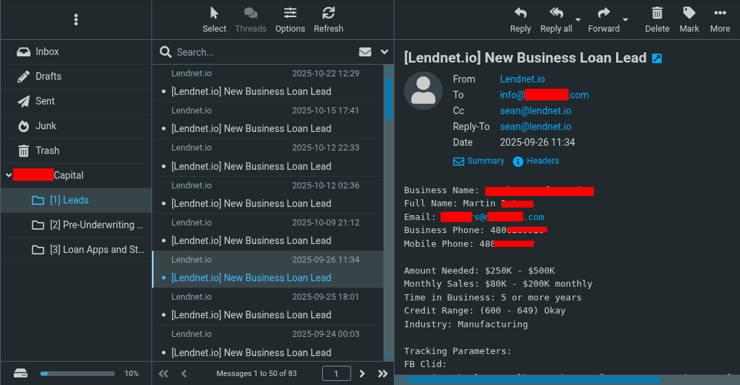 More recent leads